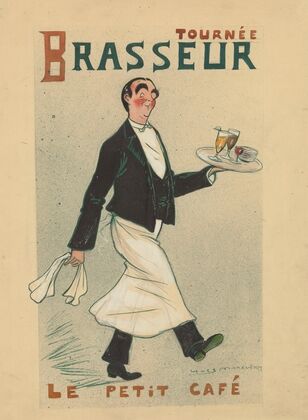 Albert Brasseur dans ‘Le petit café’ de Tristan Bernard (1912)