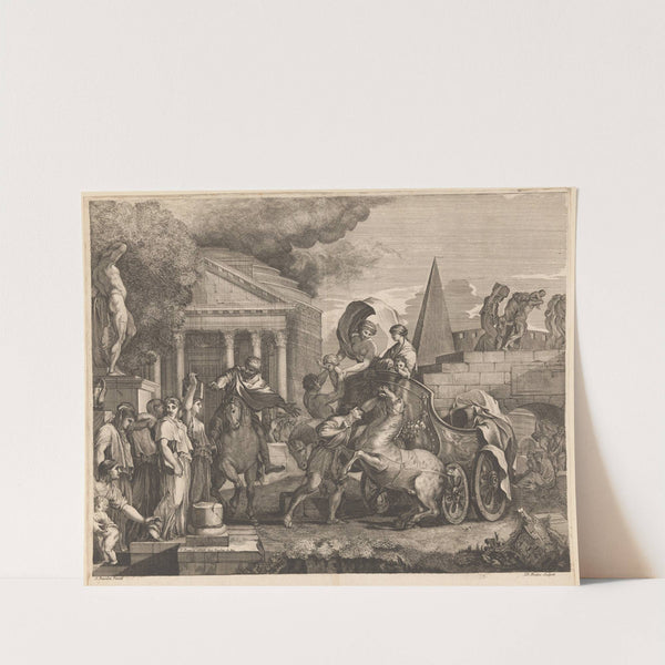 Albinus and the Vestal Virgins by Jean Baptiste Brébes