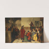 Albrecht Dürer is visited by Emperor Maximilian at work by Wilhelm Koller