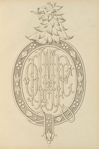 Album de chiffres & monogrammes couronnes de noblesse, françaises et etrangères Pl.077