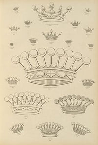Album de chiffres & monogrammes couronnes de noblesse, françaises et etrangères Pl.079