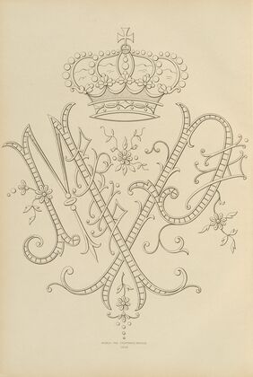 Album de chiffres & monogrammes couronnes de noblesse, françaises et etrangères Pl.094 — size preview