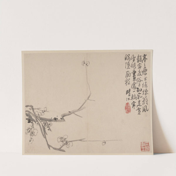 Album of Blossoming Plum Pl.3 (1742) by Li Fangying