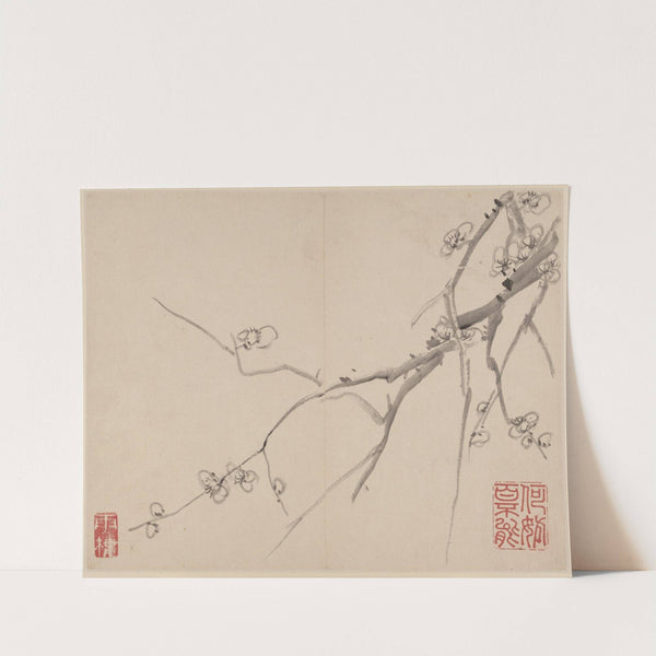 Album of Blossoming Plum Pl.6 (1742) by Li Fangying