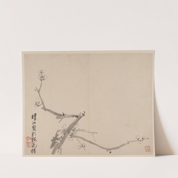 Album of Blossoming Plum Pl.7 (1742) by Li Fangying