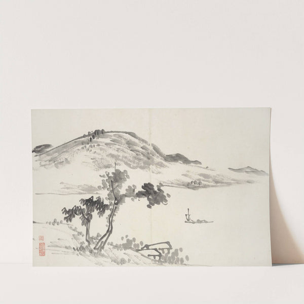 Album of Fifteen Ink Paintings Pl.05 by Hine Taizan