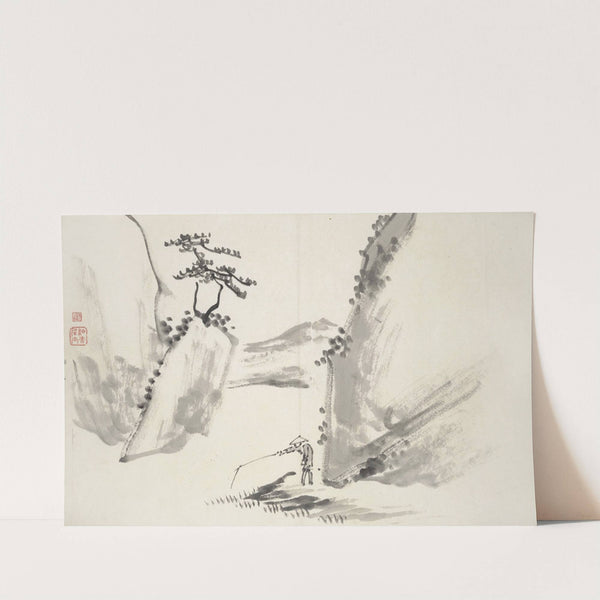 Album of Fifteen Ink Paintings Pl.09 by Hine Taizan