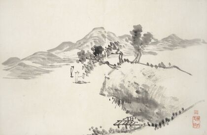 Album of Fifteen Ink Paintings Pl.13