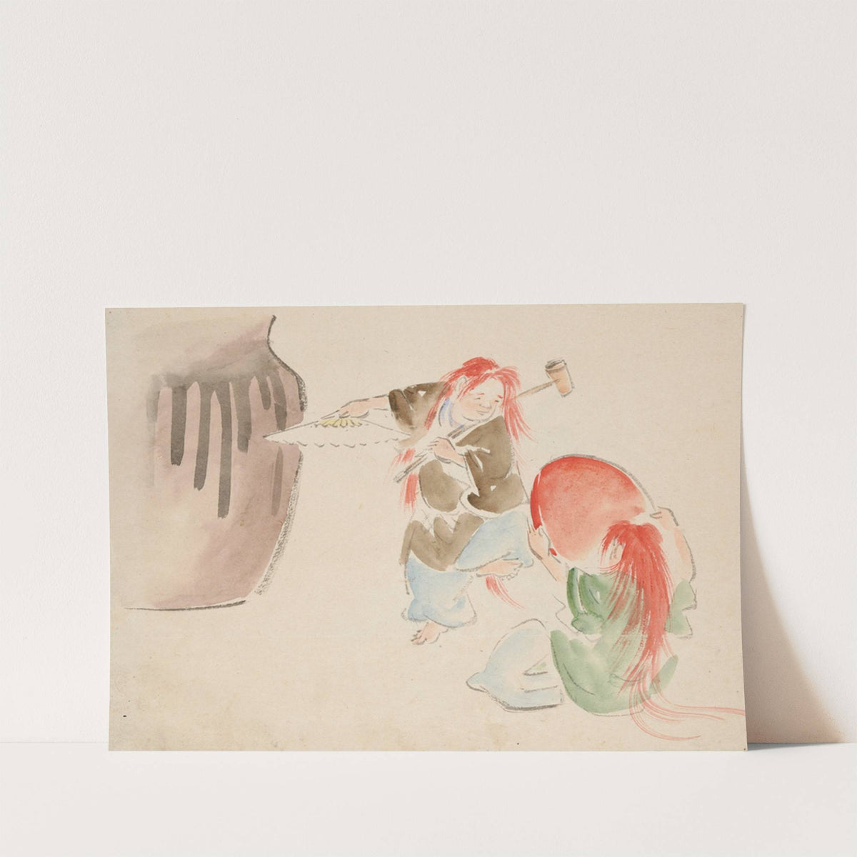 Album of Ichiryusai Hiroshige’s Sketches Pl.12 (ca. 1850) by Utagawa Hiroshige
