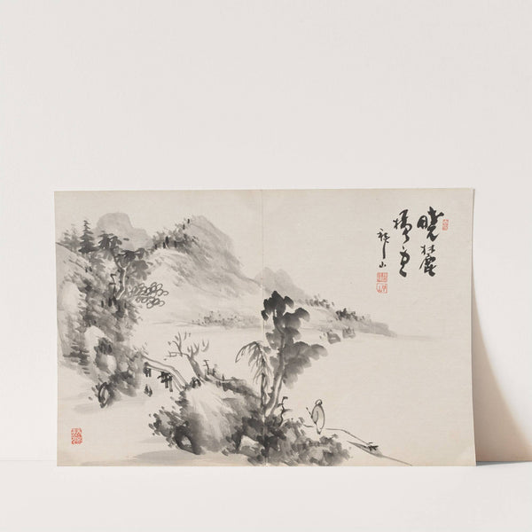 Album of Paintings by Haizan Pl.04 (late 1800s-early 1900s) by Yoshitsugu Haizan