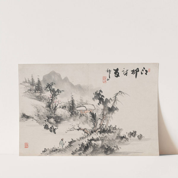Album of Paintings by Haizan Pl.08 (late 1800s-early 1900s) by Yoshitsugu Haizan