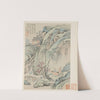 Album of Seasonal Landscapes, Leaf B (previous leaf 1) (1668) by Xiao Yuncong