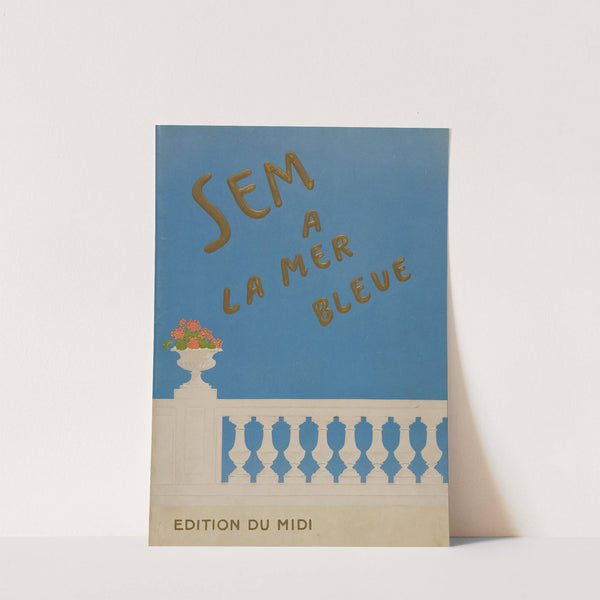 Album Sem à la mer bleue [couverture] (1913) by Georges Goursat (Sem)