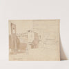 Album with Views of Rome and Surroundings, Landscape Studies, page 11a: &quot;Porta Maggiore&quot; by Franz Johann Heinrich Nadorp