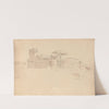 Album with Views of Rome and Surroundings, Landscape Studies, page 28a: &quot;Ostia&quot; by Franz Johann Heinrich Nadorp