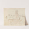 Album with Views of Rome and Surroundings, Landscape Studies, page 47a: &quot; Torre del Nero, Rome&quot; by Franz Johann Heinrich Nadorp