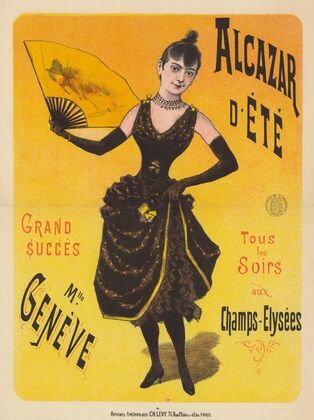 Alcazar d’été. Mlle Genève. Tous les soirs aux Champs-Elysées (1884)