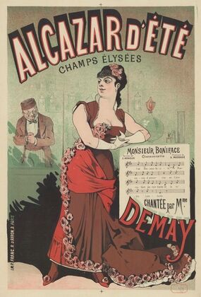 Alcazar d’Eté… Monsieur Boniface, chansonette (1882)