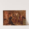 Alchemist Sendivogius and Sigismund III, sketch by Jan Matejko