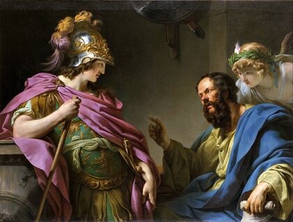 Alcibades Being Taught By Socrates