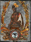 Alegoría De La Patria Con Retrato Del Emperador Moctezuma