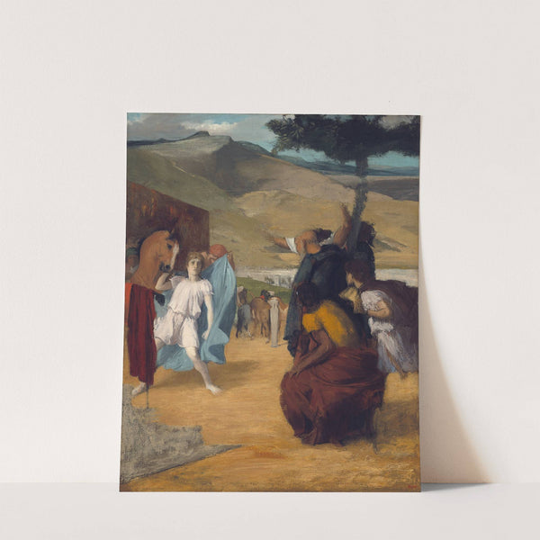 Alexander and Bucephalus (1861-1862) by Edgar Degas