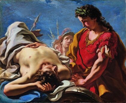 Alexander at the Corpse of the Dead Darius