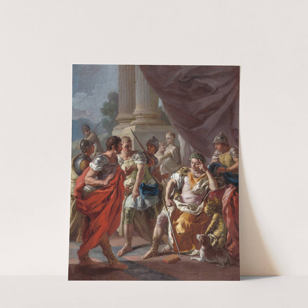 Alexander Condemning False Praise (1760s) by Francesco de Mura