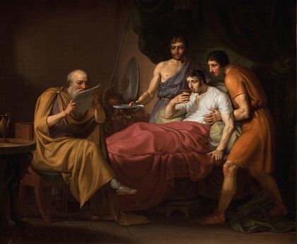 Alexander The Great On His Sickbed