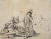 Alexander vor dem Körper des Darius