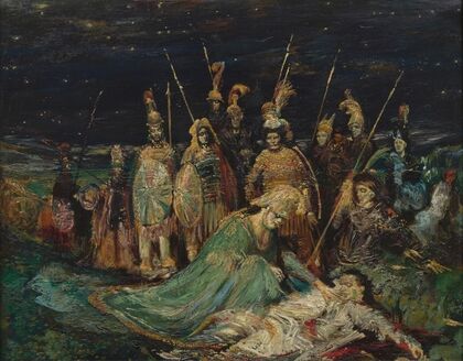 Alexandre pleurant Darius (1892)