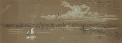 Alexandria, Virginia from the Maryland side of the Potomac