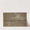 Alexandria, Virginia from the Maryland side of the Potomac (1861) by Alfred Rudolph Waud