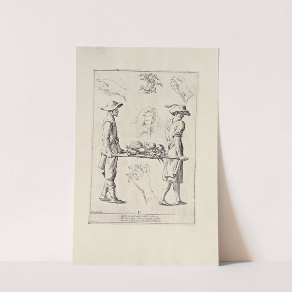 Alfabeto in sogno Pl.09 by Giuseppe Maria Mitelli