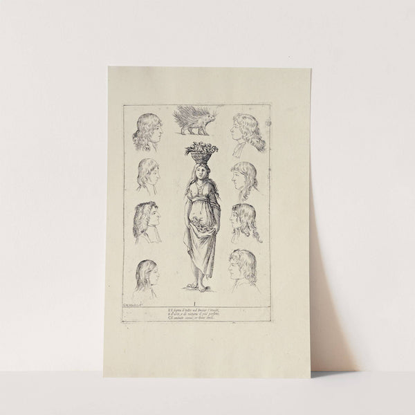 Alfabeto in sogno Pl.10 by Giuseppe Maria Mitelli