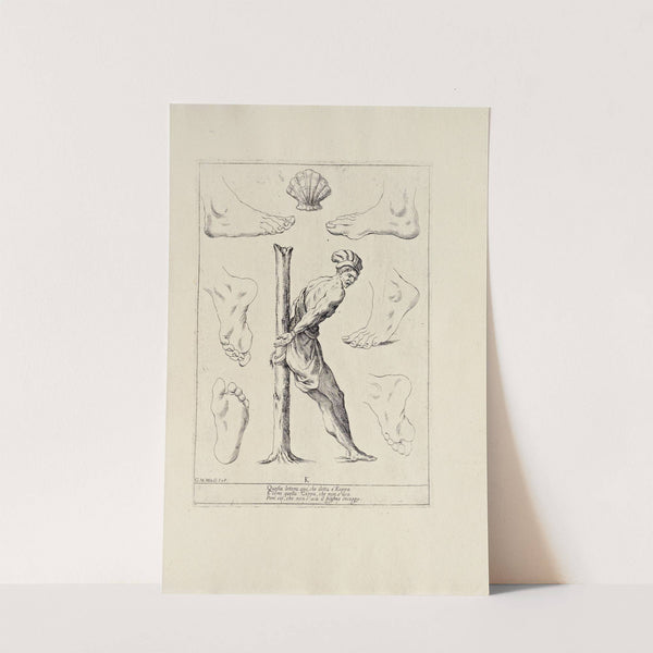 Alfabeto in sogno Pl.11 by Giuseppe Maria Mitelli