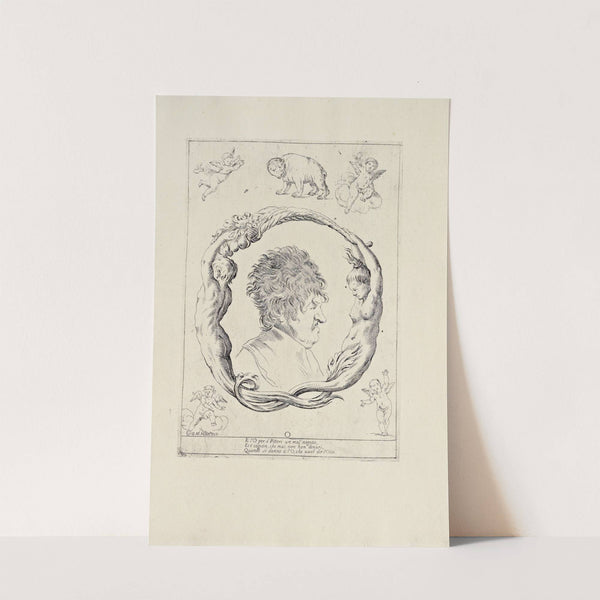 Alfabeto in sogno Pl.15 by Giuseppe Maria Mitelli