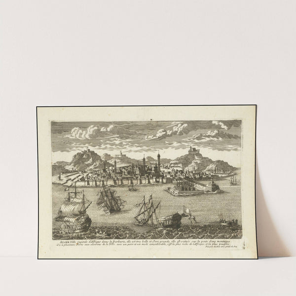 Alger Ville Capitale d’Afrique dans la Barbarie (1700) by Pierre-Alexander Aveline