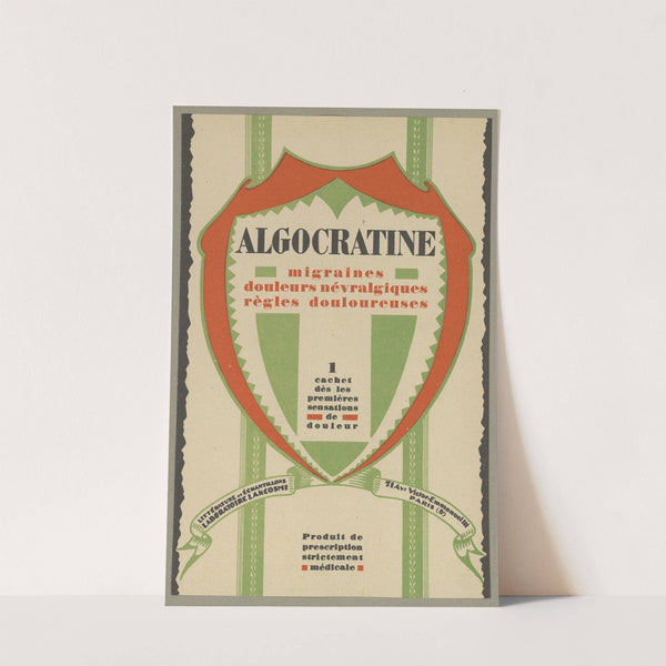 Algocratine (1910-1950) by Laboratoire Lancosme