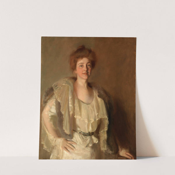 Alice Barney in Whites and Browns by Pierre Troubetzkoy