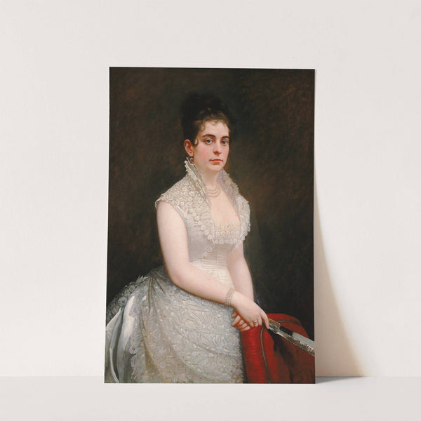 Alice Pike Barney, in Wedding Gown by Jared Bradley Flagg
