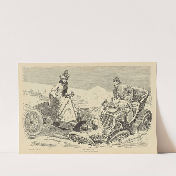 All broken up (1900-1905) by Charles Dana Gibson