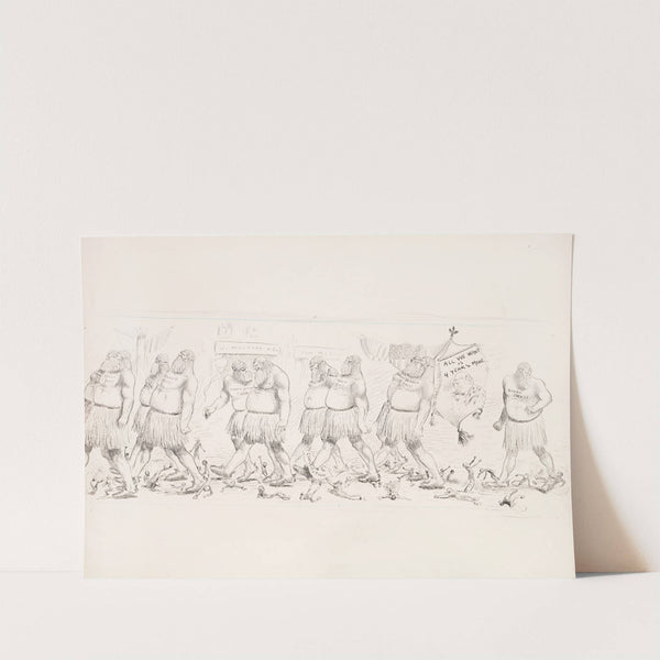 Promenade militaire (1830) by Pierre Langlumé