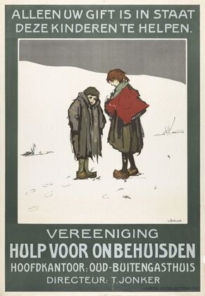 Alleen uw gift is in staat deze kinderen te helpen. Vereeniging Hulp voor onbehuisden