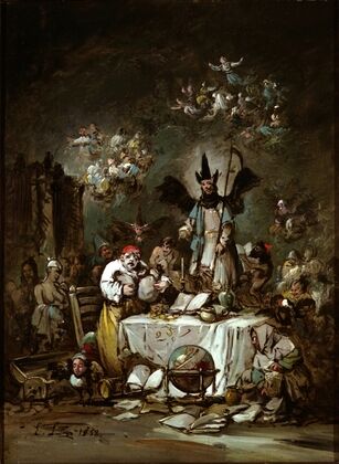 Allegorical caprice. The Avarice