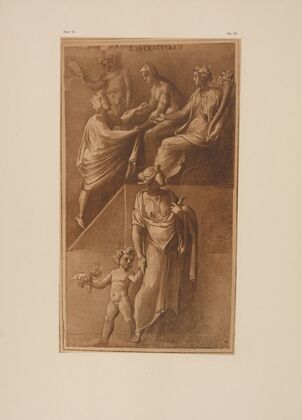 Allegorical drawing of liberty