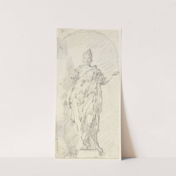 Allegorical female figure by Gaspare Diziani
