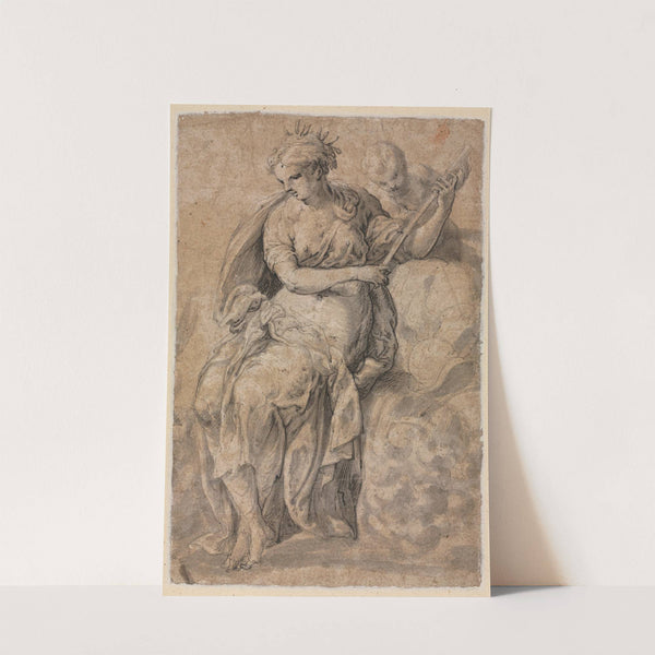 Allegorical Figure (1500s) by Niccolo dell''' Abbate