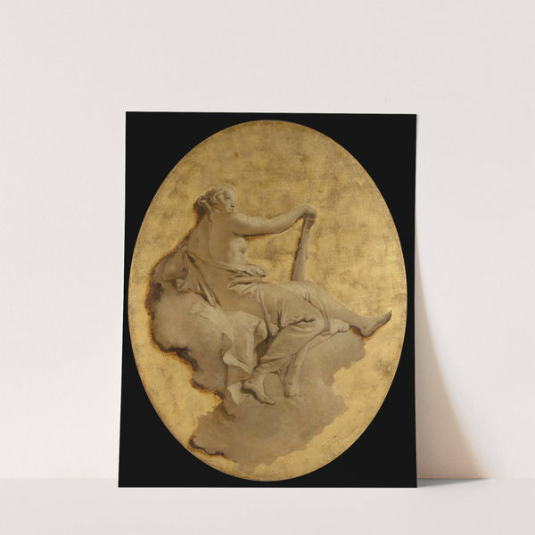 Allegorical Figure of a Woman with a Club (c. 1740 - 1750) by Giovanni Battista Tiepolo