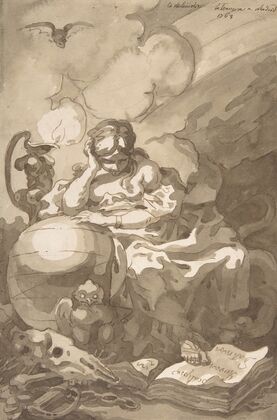 Allegorical Figure of Melancholy